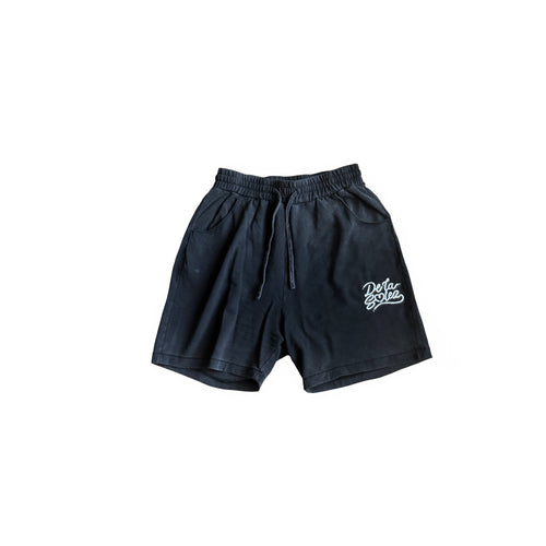 (MADE TO ORDER) Black Logo Shorts